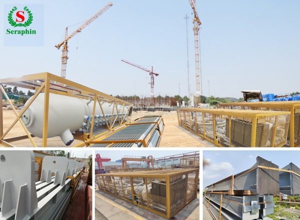 công trường nhà máy điện rác seraphin