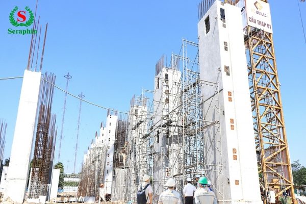 công trường nhà máy điện rác seraphin