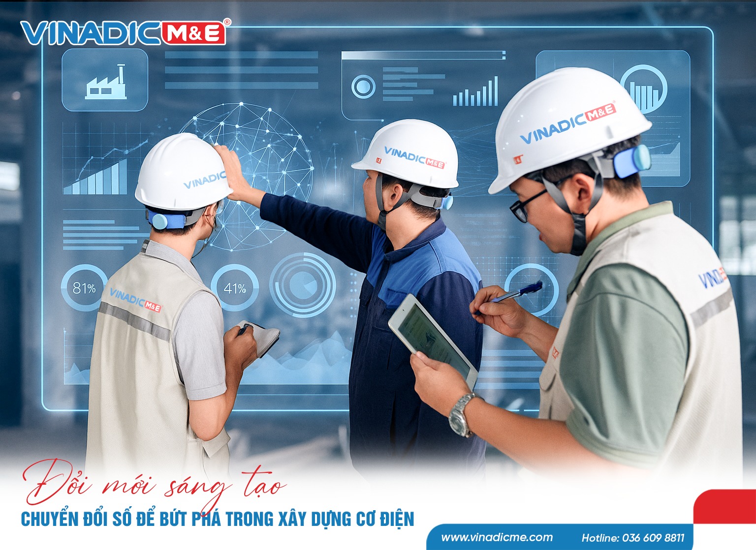 Vinadic M&E – Đổi Mới & Chuyển Đổi Số Để Bứt Phá Trong Ngành Xây Dựng Cơ Điện